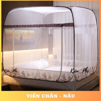 Màn chụp người lớn đỉnh vuông Kiều Phi - Mùng tự bung 1m2 1m6 1m8 2m2 tự động chống muỗi tuyệt đối