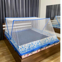 Màn chụp người lớn khung xếp thông minh cao cấp - Mùng chụp tự bung chống muỗi 1m 1m2 1m4 1m6 1m8 Kiều Phi