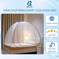 Màn chụp tự bung BẢO AN đỉnh chóp cao cấp, mùng ngủ có cửa, màn tự bung chống muỗi gấp gọn tiện dụng nhiều kích thước