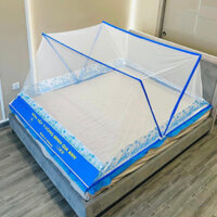 Màn chụp tự bung Cao Cấp người lớn, Mùng ngủ chụp tự bung 1m2 1m4 1m6 1m8 2m2 xếp thông minh gấp gọn
