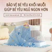 Màn chụp tự bung cho bé KidAndMom mùng chụp ngủ tự bung xếp chống muỗi cho bé nhỏ lớn trẻ em sơ sinh