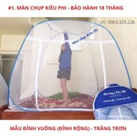 Màn chụp tự bung đỉnh rộng người lớn 1m2 1m6 1m8 2m2  - Mùng chụp tự bung gấp gọn cao cấp Kiều Phi