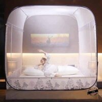 Màn chụp tự bung đỉnh vuông chân viền 2mx2m2 TrinhYen Shop