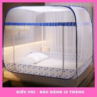 Màn chụp tự bung đỉnh vuông, đỉnh rộng Kiều Phi - Mùng chụp 1m2 1m6 1m8 2m2 người lớn gấp gọn tiện dụng