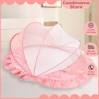 Màn chụp tự bung gấp gọn cho bé - Mùng chụp chống muỗi cho bé sơ sinh an toàn, tiện dụng Goodmama