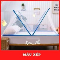 Màn chụp tự bung gấp gọn ⚡Kiều Phi⚡ mùng chụp tự bung người lớn mẫu xếp gấp gọn thông minh tiện dụng