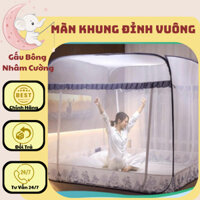 MàN ChụP Tự Bung - MùNg ChốNg MuỗI ĐỉNh Vuông ChóP 1M6 1M8 GấP GọN