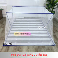 Màn chụp tự bung xếp gấp gọn chống muỗi - mùng gấp thông minh, màn ngủ gia đình cao cấp Kiều Phi