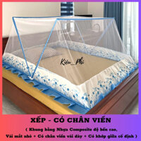 Màn chụp tự bung xếp thông minh -  Mùng chụp người lớn chống muỗi gấp gọn có khớp giữa cao cấp Kiều Phi
