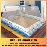 Màn chụp tự bung xếp thông minh -  Mùng chụp người lớn chống muỗi gấp gọn có khớp giữa cao cấp Kiều Phi