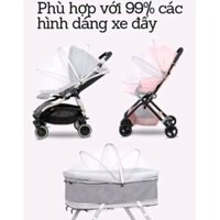 MÀN CHỤP XE ĐẨY CHÓNG MUỖI BỤI CHO BÉ