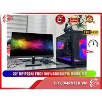 Màn cũ 22" HP P224 (22 inch/FHD/LED/IPS/250cd/m²/HDMI,VGA/60Hz/5ms/Màn hình thẳng)