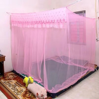 Màn Dây 4 Góc, Mùng Tuyn Lạnh Có Cửa Có Diềm Hàng Dầy Dặn Siêu Bền - XƯỞNG MÀN QUỲNH ANH