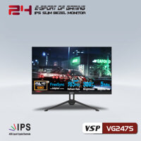 Màn hình 24 inch gaming VSP VG247S phẳng, Full-HD, IPS, 165Hz - Hàng Chính hãng