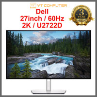 Màn Hình 27 inch / Dell / 2K / 60Hz / U2722D UltraSharp / Bảo Hành 36 Tháng