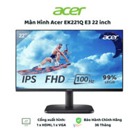 Màn Hình Acer EK221Q E3 22 inch (FHD/IPS/100Hz/1ms/EK221QE3) - Hàng Chính Hãng