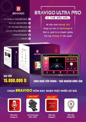Màn hình Android Bravigo Ultra Pro
