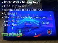 Màn hình android K132 wifi (không có 4G), 1-32GB-4X – Bộ