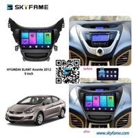 MÀN HÌNH ANDROID + MẶT DƯỠNG HUYNDAI ELANTRA 2012-2013+JAK CẮM ZIN  HỔ  TRỢ LẮP ĐĂT