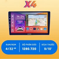 Màn hình Android ô tô lắp sim 5G OLEDPRO X4 thế hệ mới, kính xanh, chạy đa nhiệm mượt mà