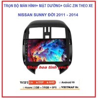 Màn hình android OLED C2 9inch kết nối wifi ram1G-rom16G theo xe NISSAN SUNNY 2011- 2014+ Mặt dưỡng.Tặng pm Vietmap s1.