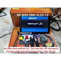 Màn Hình Android OLED C2 Bản WIFI .màn hình xe oto.kích thước 9inch,hình ảnh sắc nét, ram 2/32.màn hình android oto.