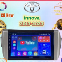 Màn hình android OLED C8 New - OLEDPRO X4 theo xe innova 2017 - 2023  kèm dưỡng và jack nguồn zin theo xe ??