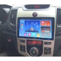 Màn hình android Oledpro xe Kia forte điều hòa tự động kích thước 9 inch có bản đồ dẫn đường và xem video trực tuyến