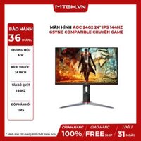 MÀN HÌNH AOC 24G2 24" IPS 144Hz GSYNC COMPATIBLE CHUYÊN GAME