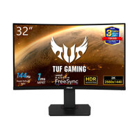 Màn hình Asus TUF VG32VQ (31.5 inch/QHD/144Hz/1ms/400cd/m²/DP+HDMI/HDR10/Free Syc/Màn hình cong) (31.5 inch, UWHD (2560x1440), WQHD (3440x1440), Màn Hình Asus)