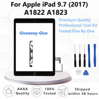 Màn hình cảm ứng AAA + A1822 cho iPad 5 2017 A1823 Màn hình cảm ứng cho iPad thế hệ thứ 5 Bộ số hóa bảng điều khiển cảm ứng Mặt trước có nút home