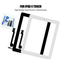 Màn Hình Cảm Ứng Cho iPad 4 A1458 A1459 A1460 Màn Hình Cảm Ứng Phía Trước Tấm Số Hóa Kính Thay Thế Lắp Ráp Có Nút + Dụng Cụ