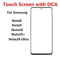 Màn Hình Cảm Ứng Cho Samsung Galaxy Note 20 Ultra Note 10 Plus 9 8 Note9 Note8 Ngoài Kính LCD Mặt Trước Ống Kính Với OCA