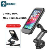 màn hình cảm ứng Giá Đỡ Điện Thoại Xe Máy Kẹp Điện Thoại Gắn Xe Máy Chống mưa Điều chỉnh độ cao ba trục