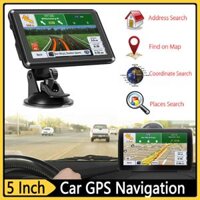 Màn hình cảm ứng HD 5 inch ô tô Định vị GPS, Máy phát FM, 256MB + 8G, Nhắc nhở bằng giọng nói chất lượng Châu Âu Úc, Bản đồ Bắc Mỹ