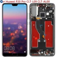 Màn hình cảm ứng màn hình lcd cho huawei p20 pro có khung 6.1 "CLT-L29 huawei p20 pro bộ phận lắp ráp màn hình lcd