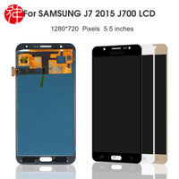 Màn hình cảm ứng phía trước Màn hình LCD Màn hình cảm ứng cho Samsung Galaxy J7 J700 J700F J700H Bộ số hóa TFT