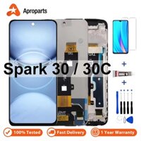 Màn Hình Chính Hãng Cho Tecno Spark 30 30C 5G KL8 KL8H kl5 kl5n Màn Hình LCD Bộ Số Hóa Cảm Ứng Có Khung