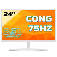 Màn hình cong Acer ED242QR(White) Abidpx 24″ VA 75Hz FreeSync chuyên game – Hàng Chính Hãng
