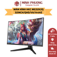 Màn Hình Cong Gaming HKC MG32K2Q (31.5 INCH/QHD/VA/144HZ/1MS/300 NITS/HDMI+DP) - Hàng chính hãng