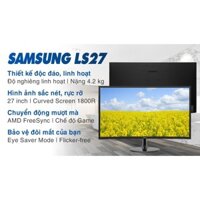 Màn hình cong Samsung S3 S36C LS27C360EAEXXV 27 inch FHD/VA/FreeSync/75Hz/4ms/HDMI CŨ