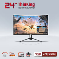 Màn hình cong VSP Cuver LED IPS Monitor 24inch 75hz VL24(CM2406H)