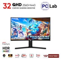 Màn hình cong VSP eSport Gaming VG3218QC1 32inch QHD 180Hz (32”, QHD, 180Hz, 1ms, VA ELED, Adaptive-Sync)