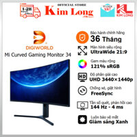 Màn hình cong Xiaomi Mi Curved Gaming Monitor 34 inch UltraWide 21:9, WQHD 3440×1440p, 144Hz-4ms, XMMNTWQ34