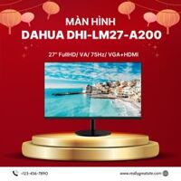 Màn hình Dahua DHI-LM27-A200 (27" FullHD/ VA/ 75Hz/ VGA+HDMI)