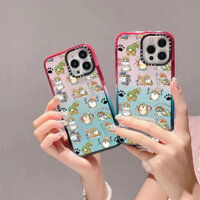 Màn Hình Dễ Thương Thịt Viên Mèo Không Dây Sạc Từ Tính Màu Sắc Marshmallow Cho IPhone 15 14 11 12 13 16 Pro Max Ốp Lưng 16 Plus Acrylic Trong Suốt Cứng Chống Sốc