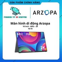 Màn Hình Di Động ARZOPA – 16 inch tỷ lệ 16:10 – 2560*1600 – IPS –  60HZ – – 500 Nit –  Z1RC