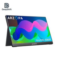 Màn hình di động ARZOPA A1 Gamut 15,6 Inch 60Hz FHD 1080P IPS Có Bao Da | USB-C & HDMI | Cho Laptop, Điện thoại, PC, MAC