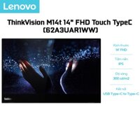 Màn Hình Di Động Lenovo ThinkVision M14t 14" FHD Touch TypeC 62A3UAR1WW