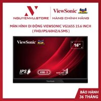 Màn Hình Di Động ViewSonic VG1655 15.6 inch  FHDIPS60Hz6.5ms  - Hàng Chính Hãng